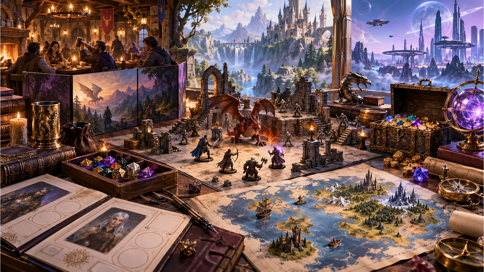 Gaming and map capability illustration